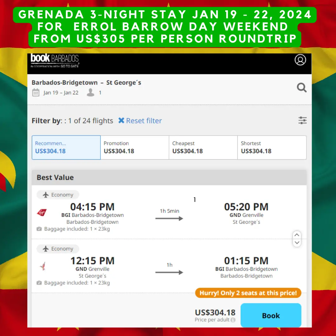 2. Grenada Flight